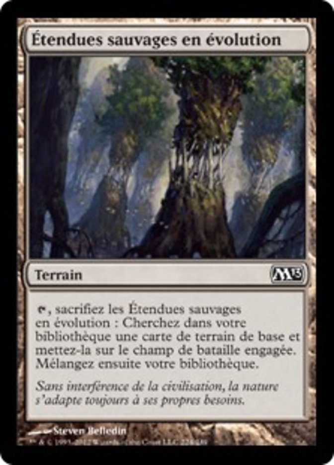 image Étendues sauvages en évolution