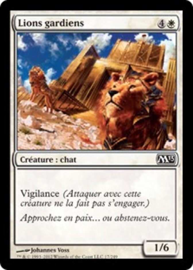 image Lions gardiens