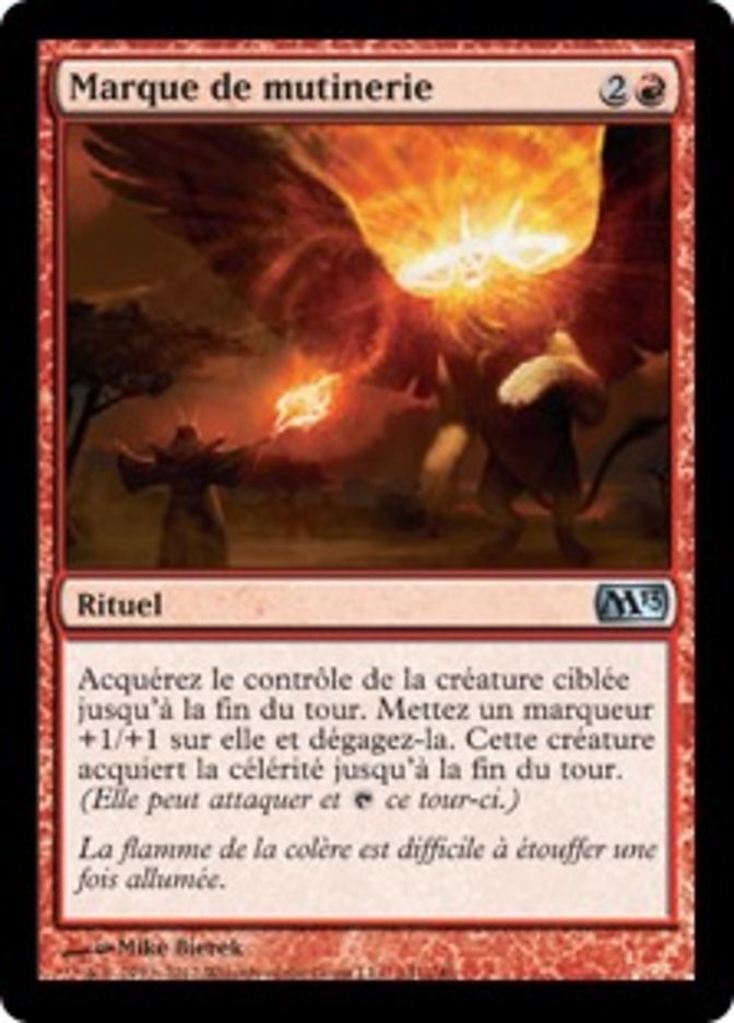 image Marque de mutinerie