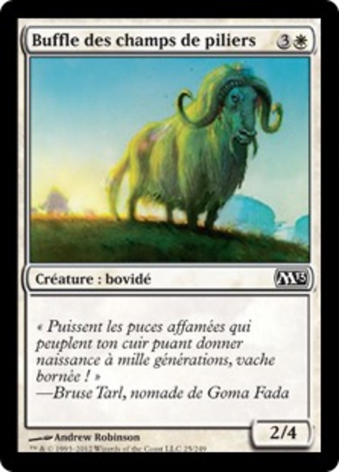 image Buffle des champs de piliers