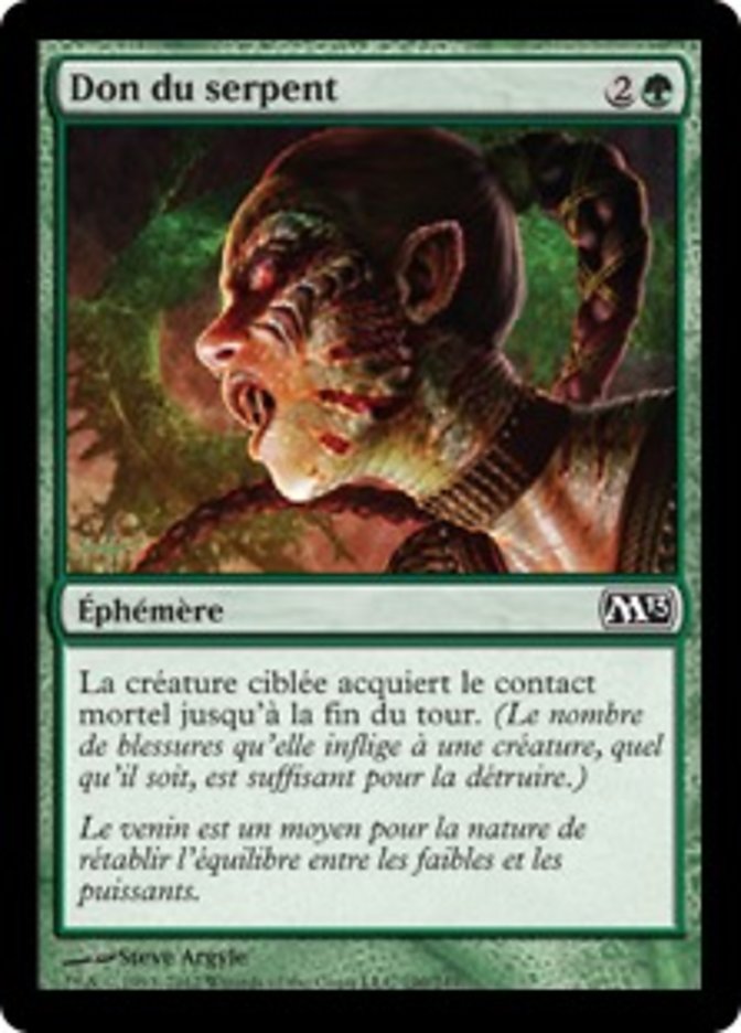 image Don du serpent