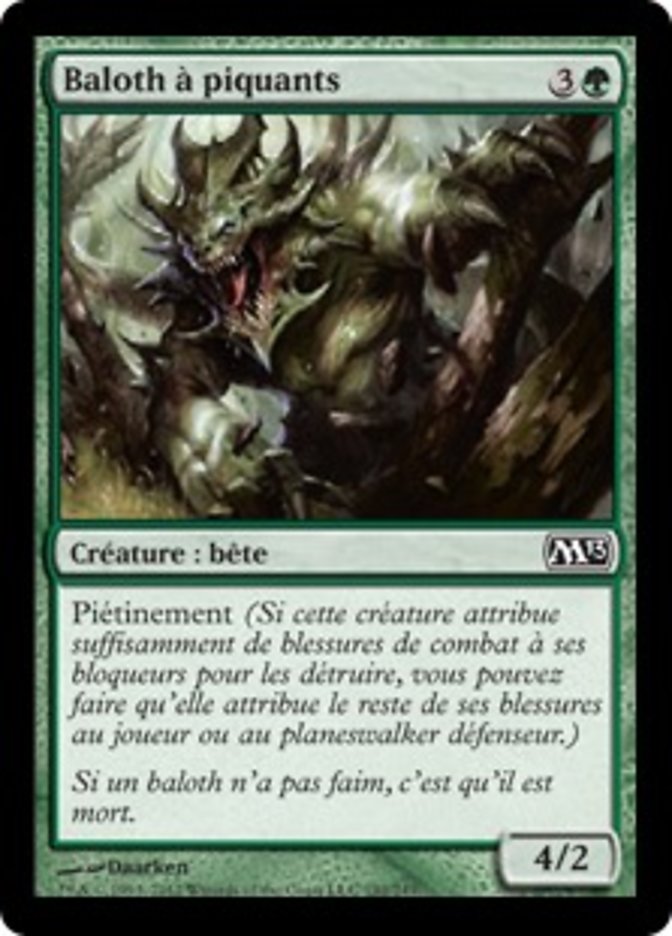 image Baloth à piquants