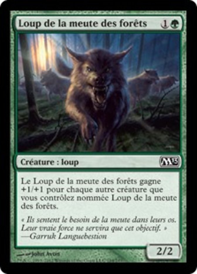 image Loup de la meute des forêts