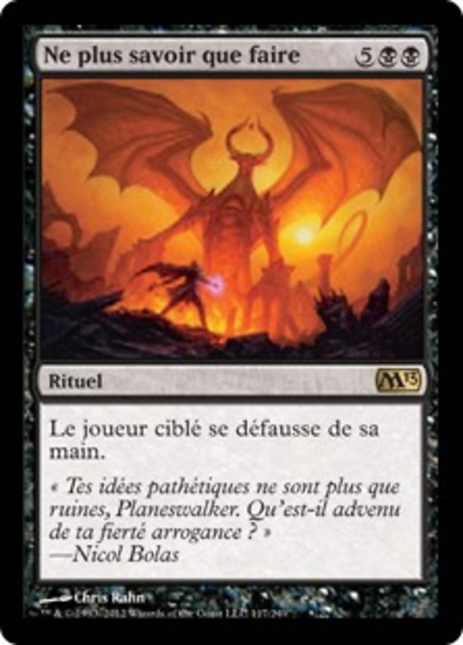 image Ne plus savoir que faire