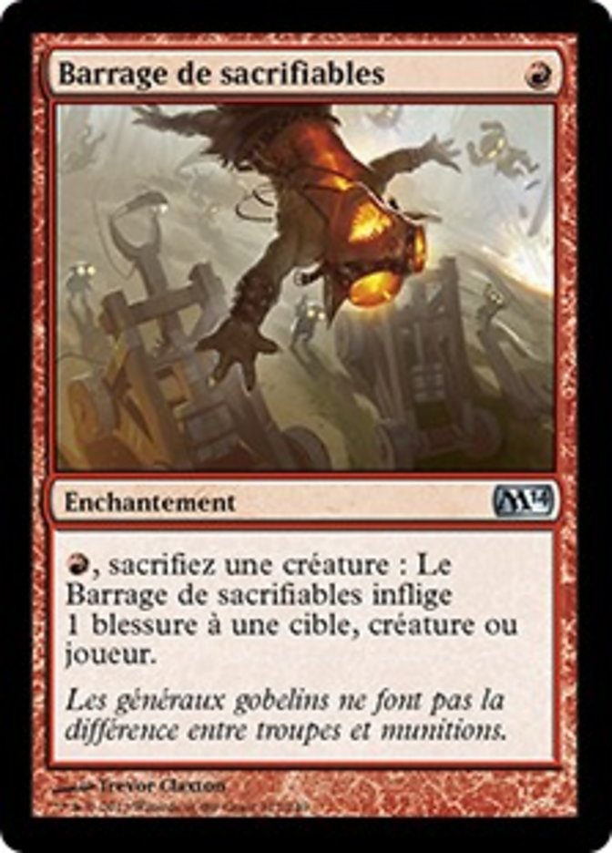 image Barrage de sacrifiables
