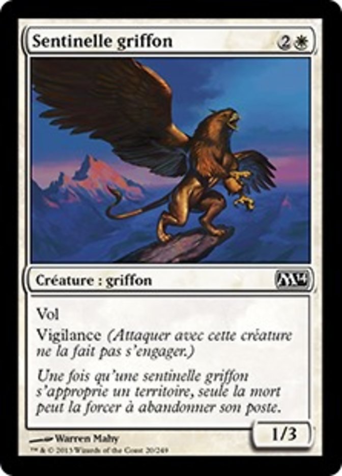image Sentinelle griffon