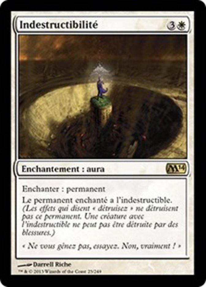 image Indestructibilité