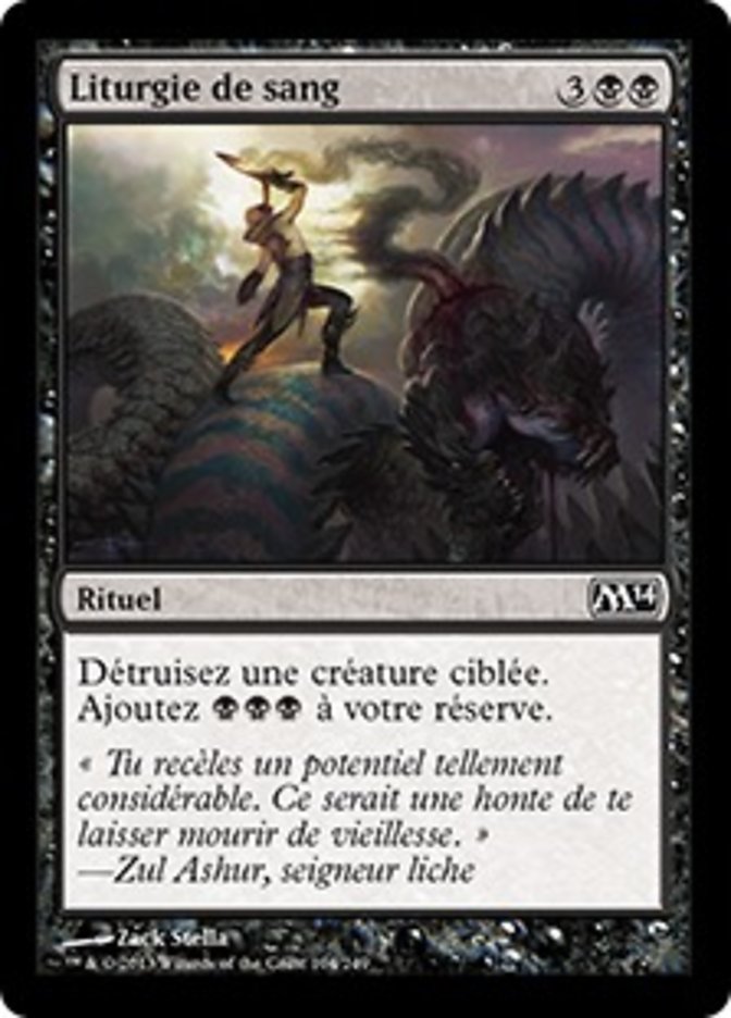 image Liturgie de sang