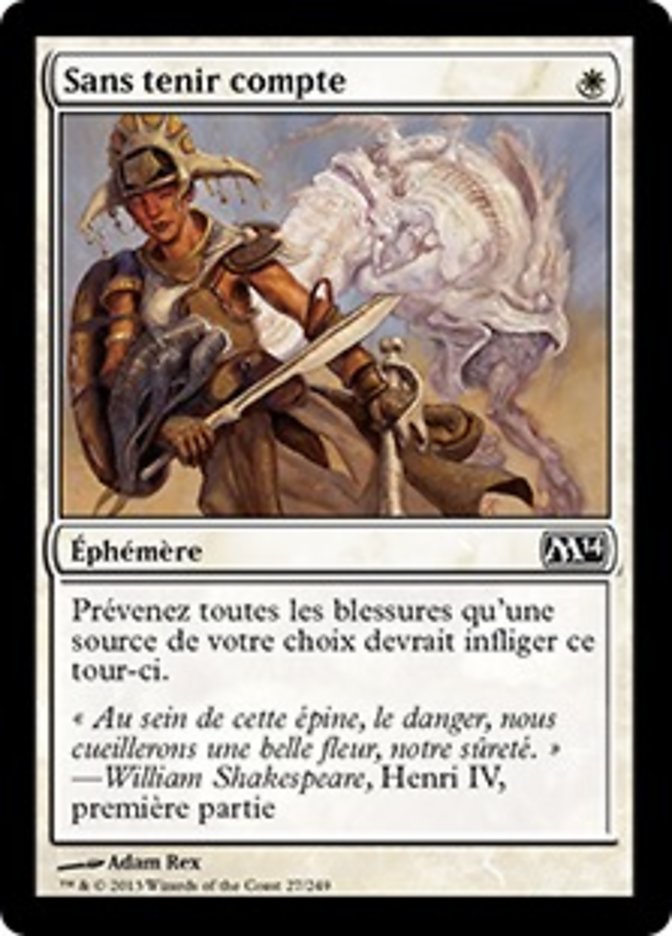 image Sans tenir compte