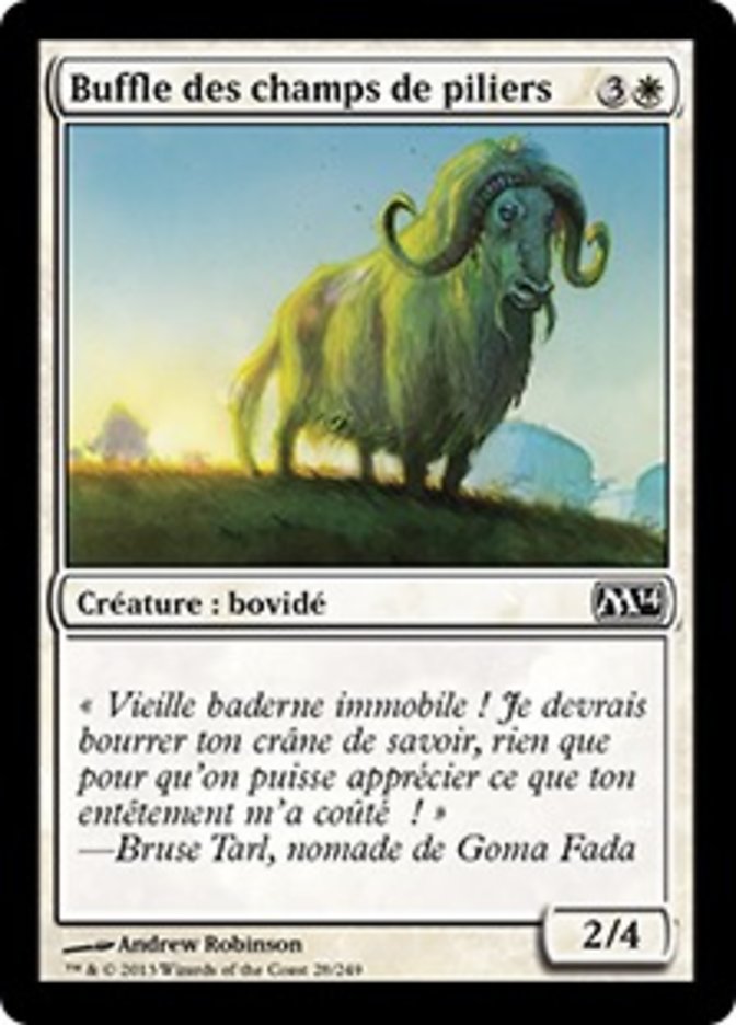 image Buffle des champs de piliers