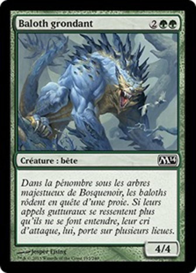 image Baloth grondant