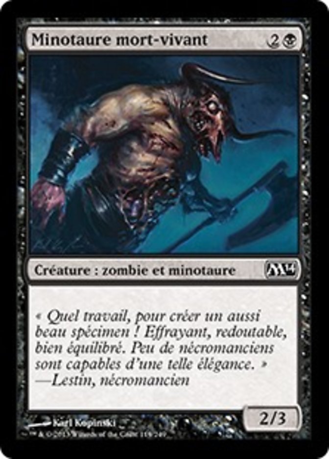 image Minotaure mort-vivant