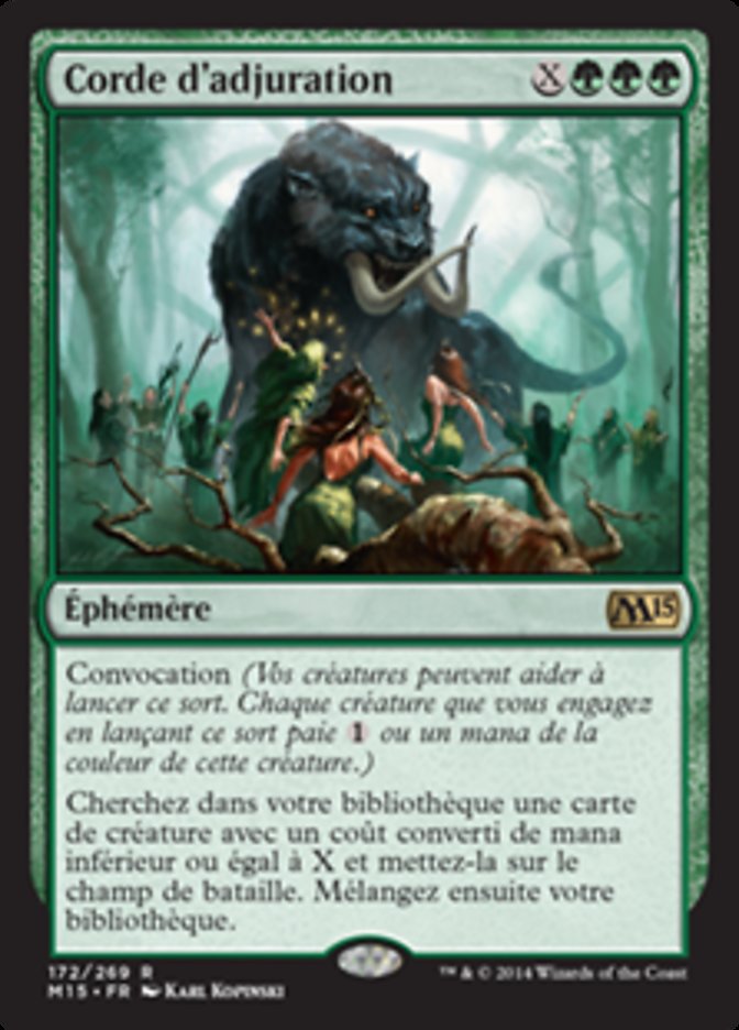 image Corde d'adjuration