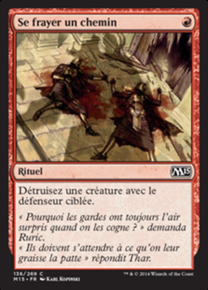 image Se frayer un chemin