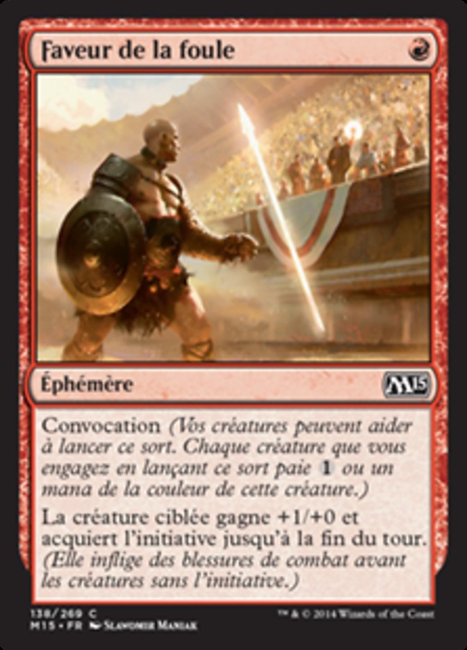 image Faveur de la foule