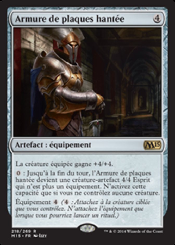 image Armure de plaques hantée