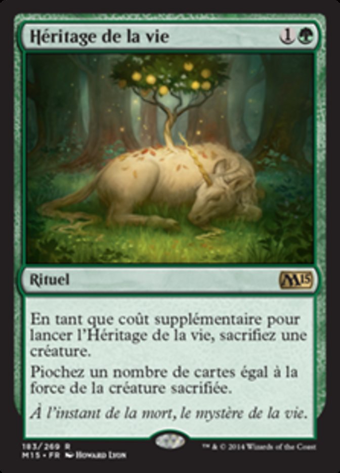 image Héritage de la vie