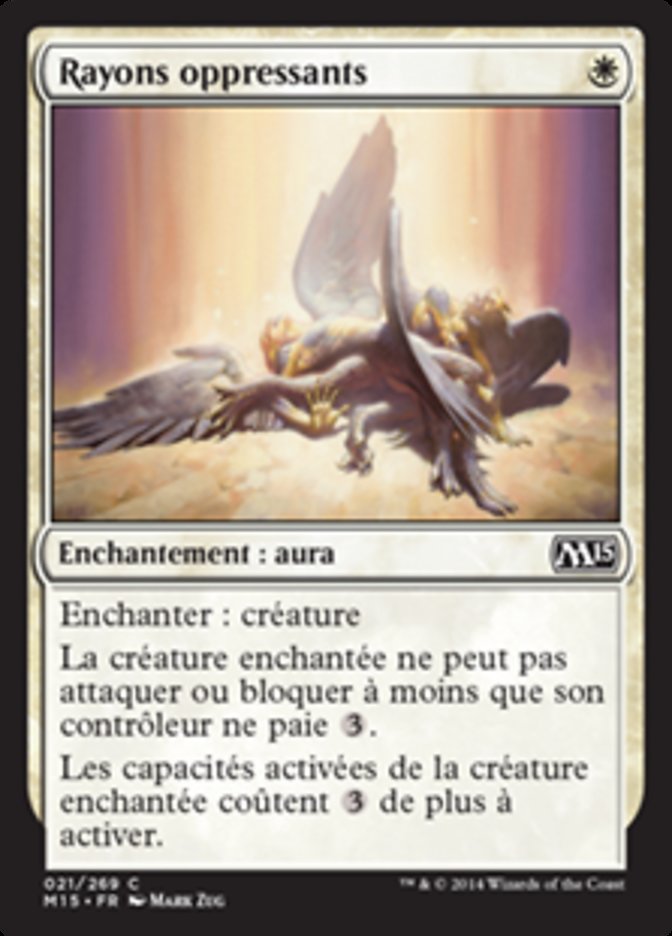 image Rayons oppressants