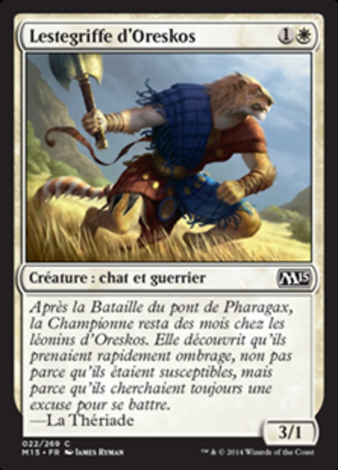 image Lestegriffe d'Oreskos