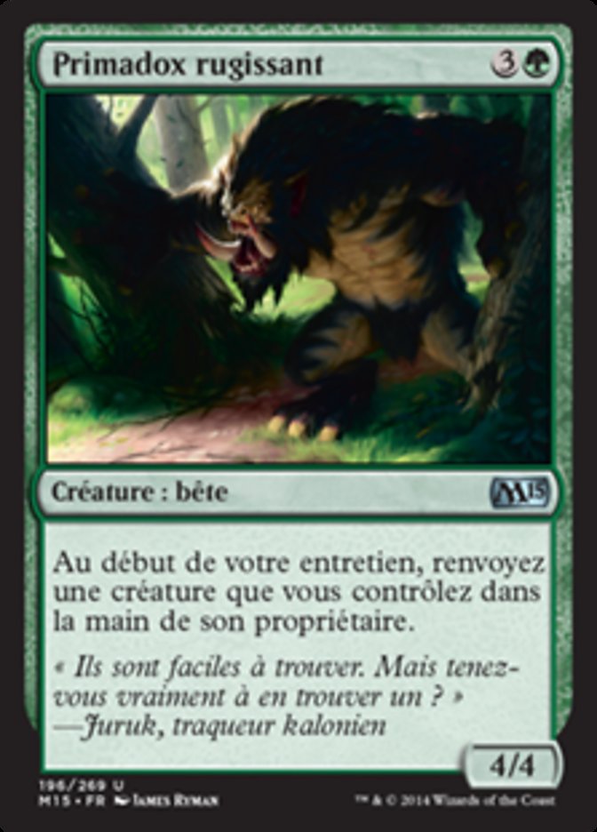 image Primadox rugissant