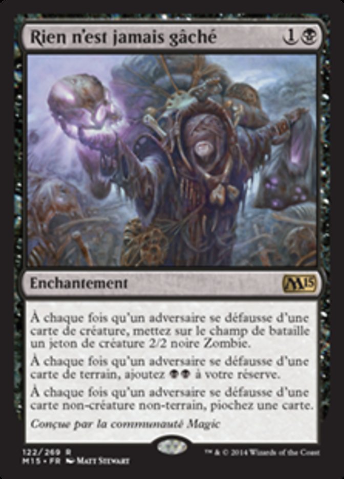 image Rien n'est jamais gâché