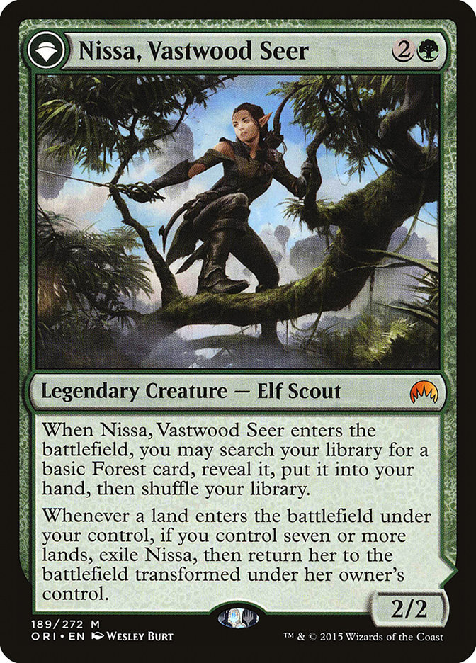 image Nissa, Vastwood Seer // Nissa, Sage Animist