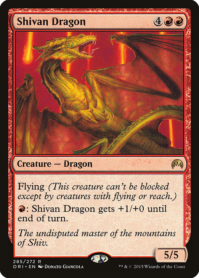 image Shivan Dragon