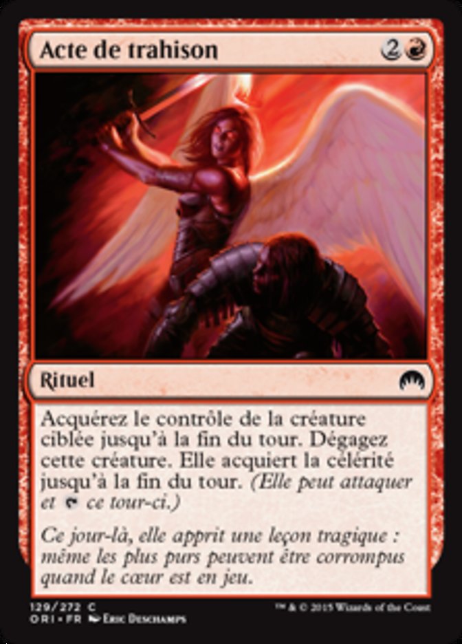 image Acte de trahison