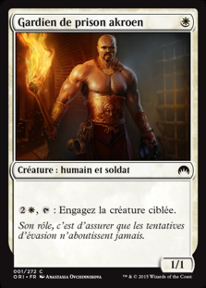 image Gardien de prison akroen