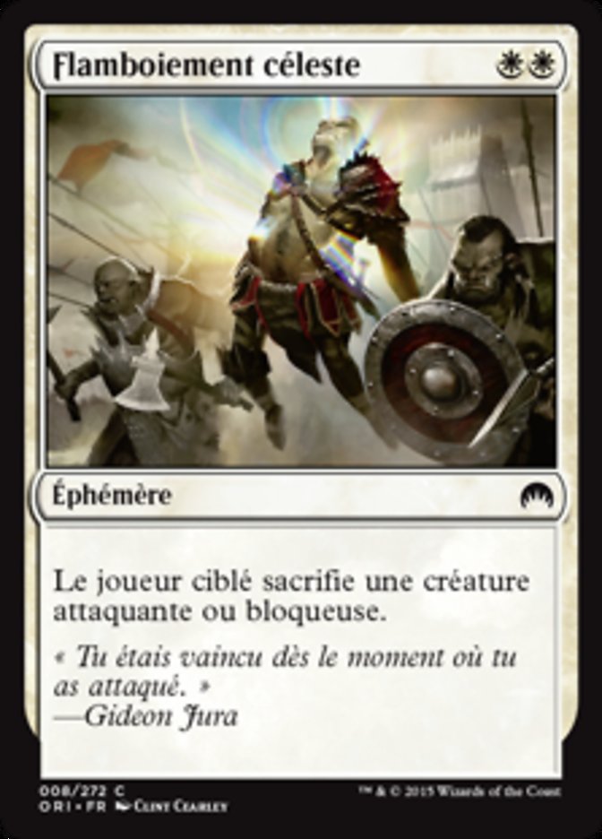 image Flamboiement céleste