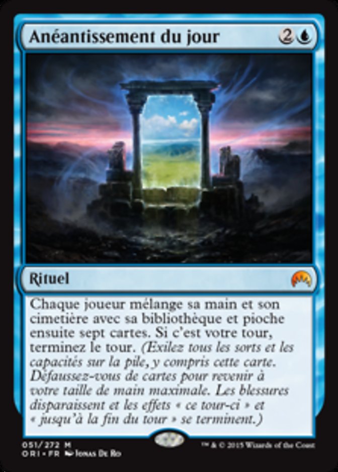 image Anéantissement du jour