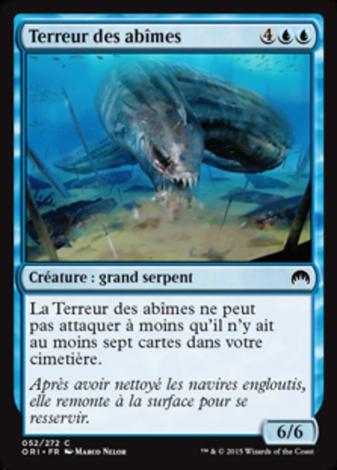 image Terreur des abîmes
