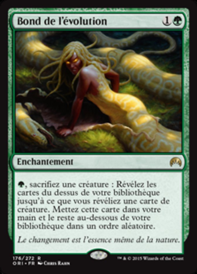 image Bond de l'évolution