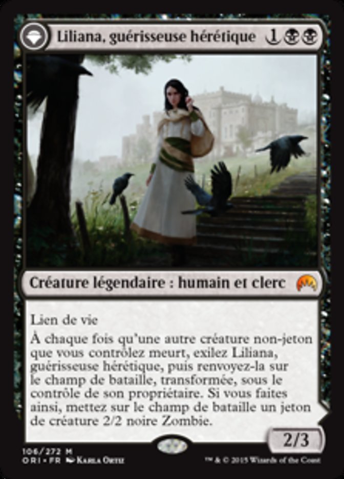 image Liliana, Heretical Healer // Liliana, Defiant Necromancer