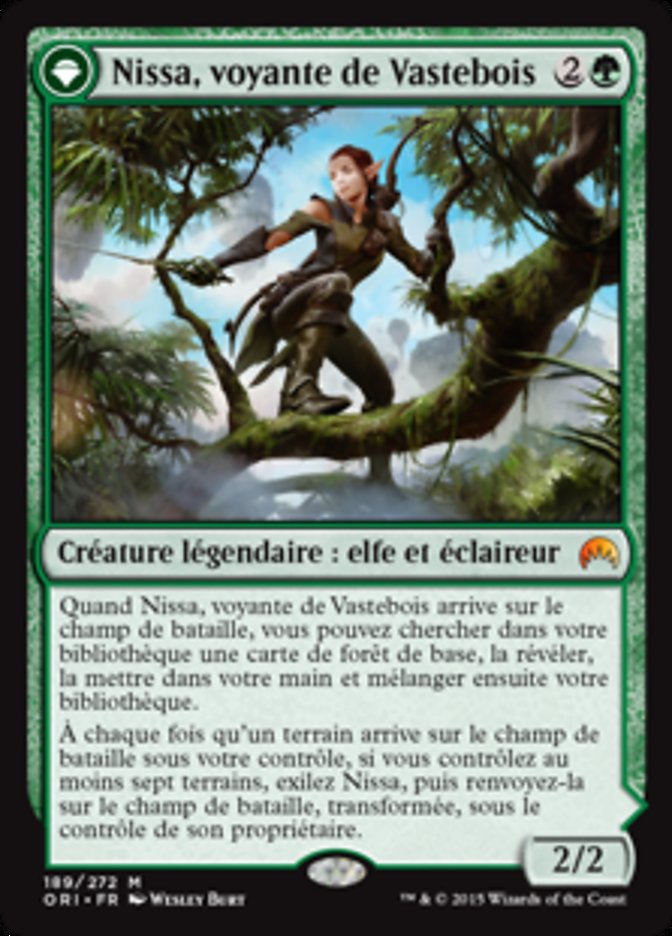 image Nissa, Vastwood Seer // Nissa, Sage Animist