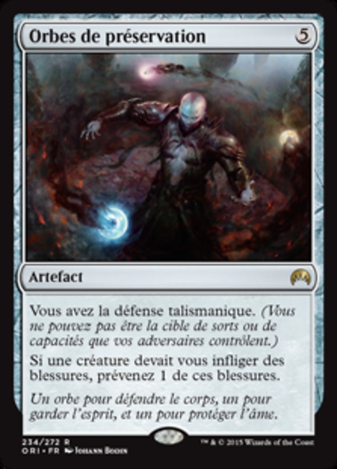 image Orbes de préservation