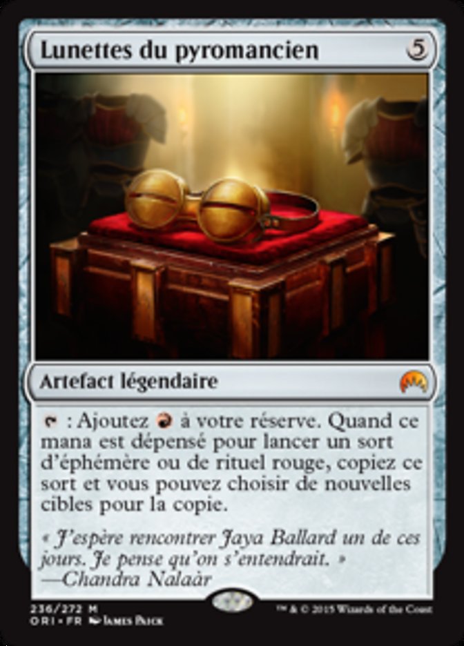 image Lunettes du pyromancien