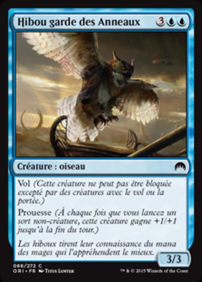 image Hibou garde des Anneaux