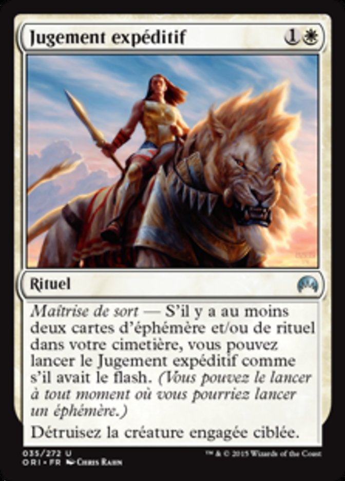 image Jugement expéditif