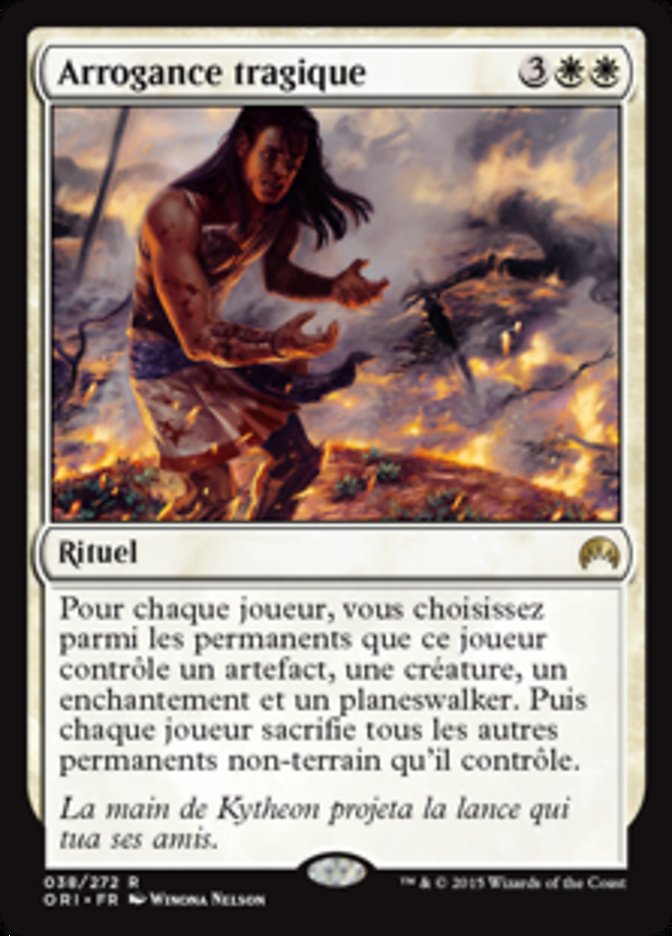 image Arrogance tragique