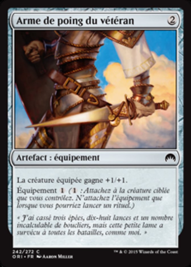 image Arme de poing du vétéran