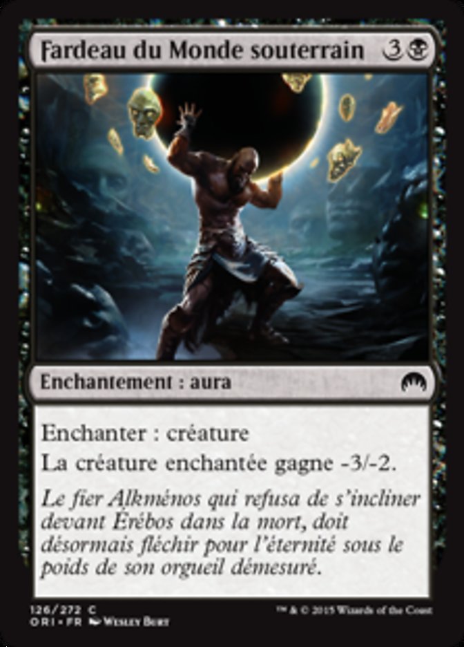 image Fardeau du Monde souterrain