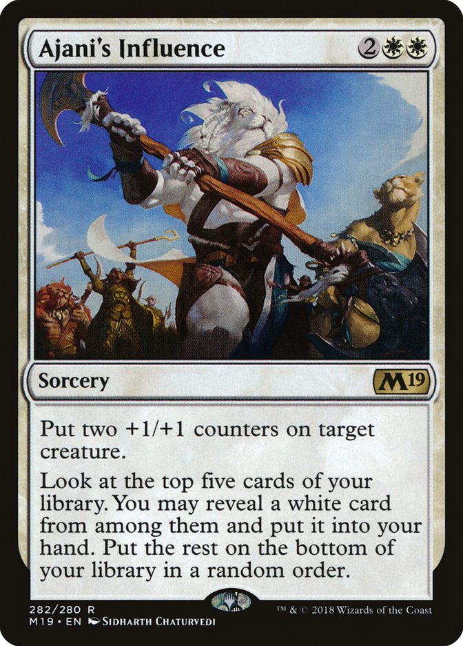 image Ajani's Influence