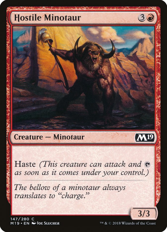 image Hostile Minotaur
