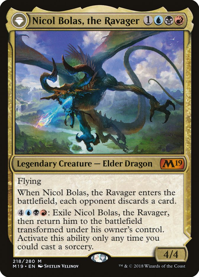 image Nicol Bolas, the Ravager // Nicol Bolas, the Arisen