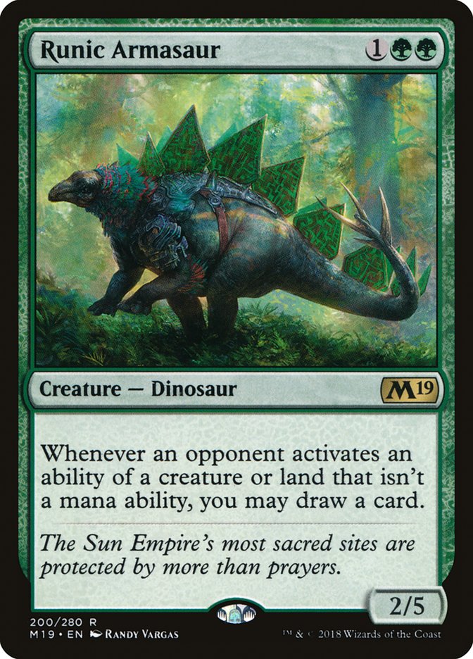 image Runic Armasaur