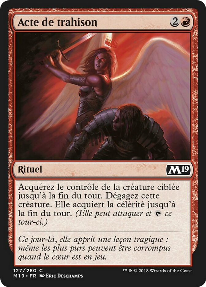 image Acte de trahison