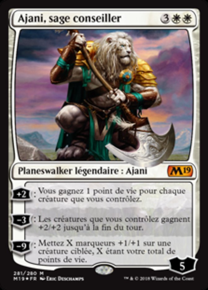image Ajani, sage conseiller