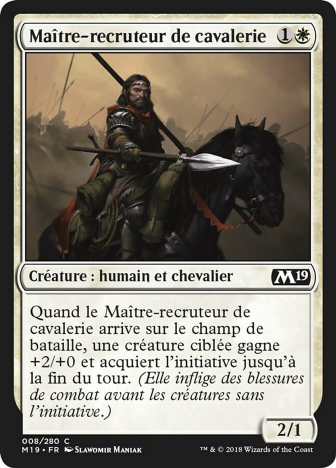 image Maître-recruteur de cavalerie