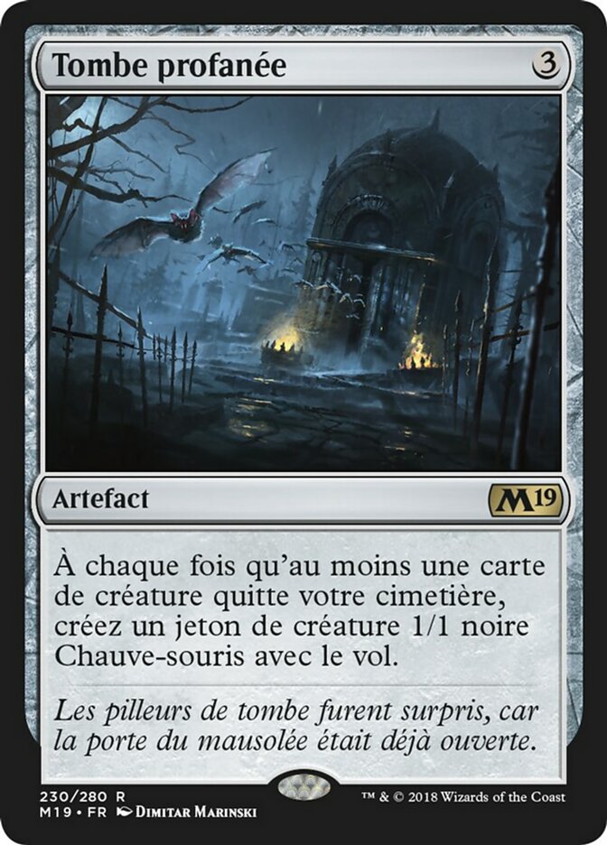 image Tombe profanée